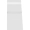 Ekena Millwork Saratoga Architectural Grade PVC Gable Bracket, 72"W x 12"H x 6"D x 6"F, 4/12 Pitch GBP072X12X0606SAR00 - alternate 3
